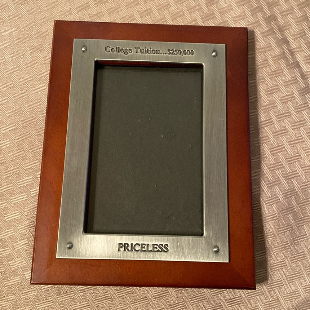 Wilton Mahogany College Tuition Frame 4 x 6” opening.